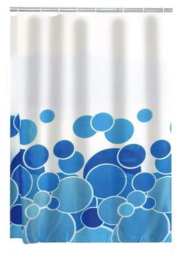 Штора для ванных комнат Kani синий/голубой