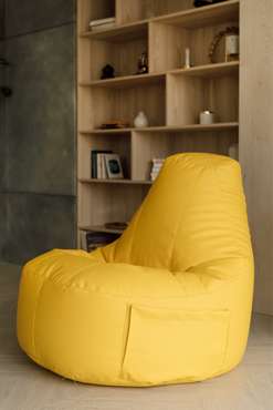 Кресло Комфорт желтого цвета