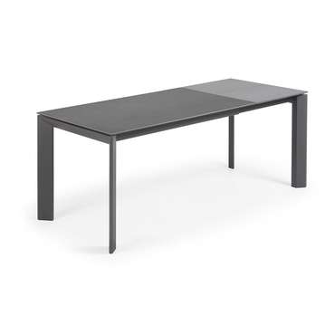 Раздвижной обеденный стол Atta серого цвета
