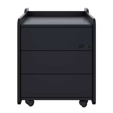 Тумба для игрового компьютерного стола Case 50 черного цвета