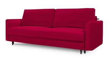 Прямой диван-кровать Уэрт Лайт красного цвета