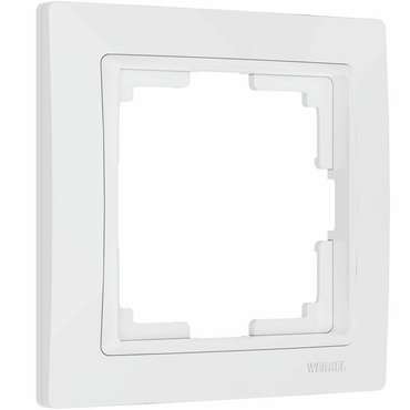 Рамка из пластика на 1 пост Snabb Basic белый W0012001