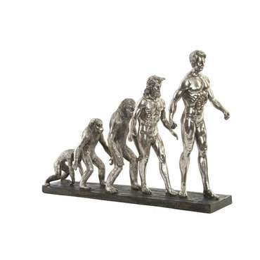 Декоративная фигура Origin of Species Серебристый хром 55 x 18 x 42 cm