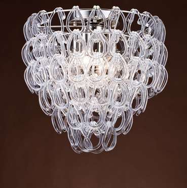 Дизайнерский потолочный светильник "Vistosi Giogali" CRYSTAL LIGHT