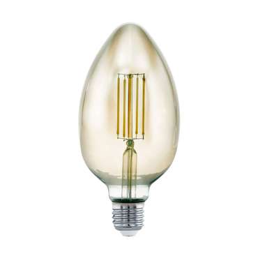 Диммируемая светодиодная лампа филаментная 220V B80 E27 4W (соответствует 30W) 360Lm 3000К (теплый белый) 