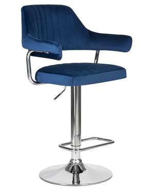 Барный стул Charly синего цвета