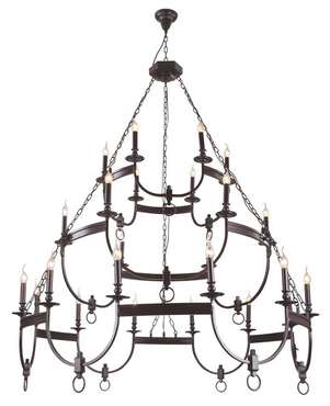 Подвесная люстра Crystal Lux Suerte Brown 