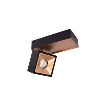 спот накладной Knof 10324/B Gold Black (металл, цвет золото)