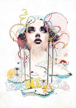 Принт Islands of my mind А1
