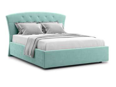 Кровать Premo 140х200 бирюзового цвета с подъемным механизмом