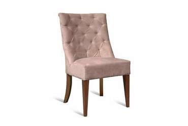Кресло Шейл светло-коричневого цвета с коричневыми ножками