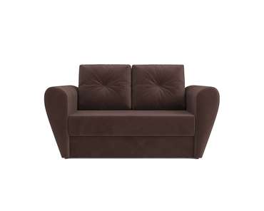 Прямой диван-кровать Квартет светло-коричневого цвета