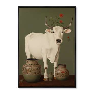 Репродукция картины Cows, No 1, 2024г.