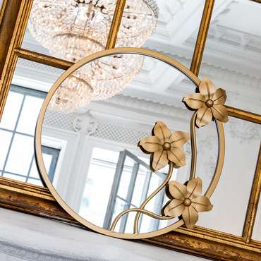 Настенное зеркало Эфрусси Голд бронзового цвета