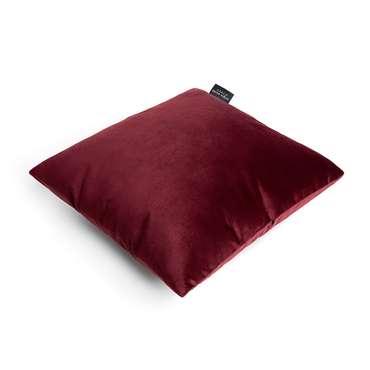 Декоративная подушка Bingo 45х45 бордового цвета