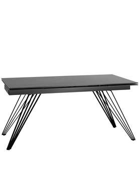 Раскладной обеденный стол Пандора темно-серого цвета