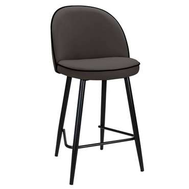 Полубарный стул Vivian серого цвета