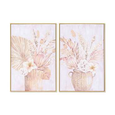 Картина 60 x 3,5 x 90 cm Ваза для цветов Скандинавский (2 штук)