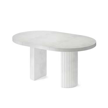 Обеденный стол раздвижной Регул L белого цвета