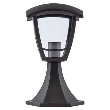 Ландшафтный светильник Валенсия М из пластика черного цвета
