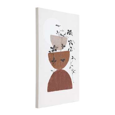 Картина Jerantut 40х60 бежевого цвета