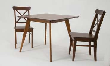 Обеденная группа Сканди 100 цвета орех