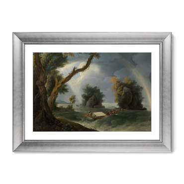 Репродукция картины в раме Storm near the Col-gon Rocks, 1790г.