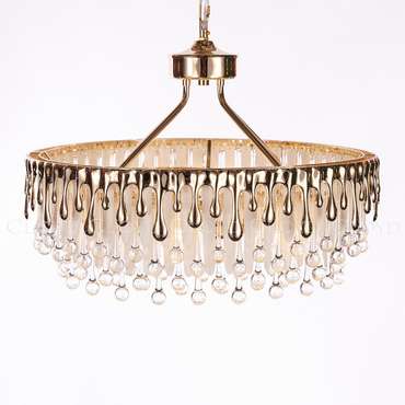 Подвесная люстра CAPULETTI C8 золотого цвета
