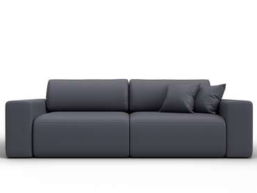 Диван-кровать Лига 036 Классик темно-серого цвета (экокожа)