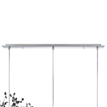 Подвес тройной линейный EXTRA 3x3x5W(led) G9  (721134 - 3 + 572124 -1) ХРОМ