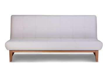 Прямой диван-кровать Альберо Комфорт молочного цвета