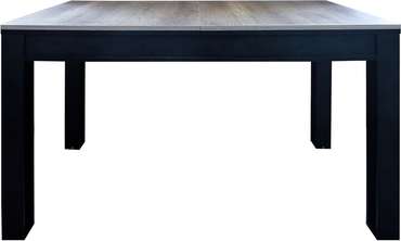 Раздвижной обеденный стол Каньон бежево-черного цвета