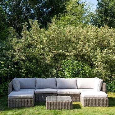 Комплект садовой мебели Lausanne серого цвета