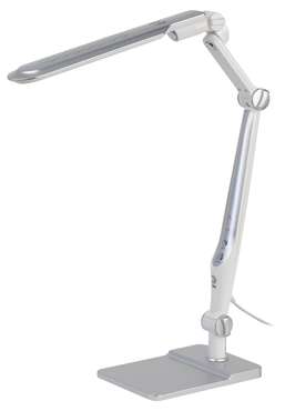 Настольная лампа NLED-497 Б0052772 (пластик, цвет серебро)