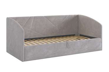 Кровать Квест 90х200 серого цвета с подъемным механизмом