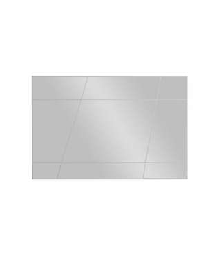 Настенное зеркало Decor 50х75 в раме белого цвета из MDF