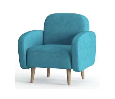 Кресло Бризби голубого цвета