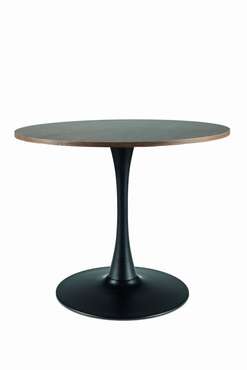 Стол обеденный Amadeo 90 коричнево-черного цвета