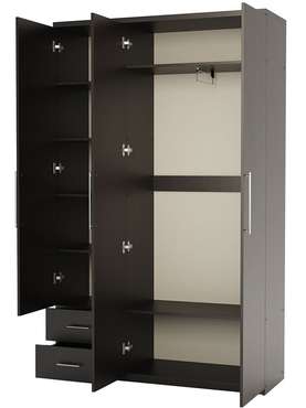 Шкаф трехдверный Мелодия МКЯ-32/1 90х45 венге