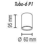 Потолочный светильник TopDecor Tubo6 P1 28