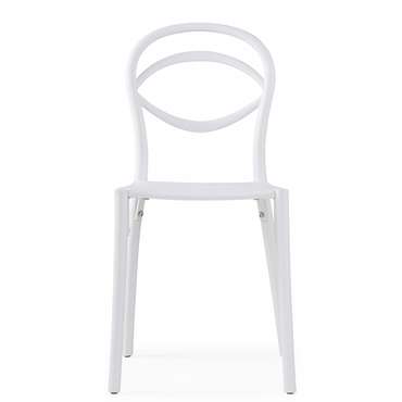 Обеденный стул Simple белого цвета
