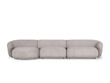 Модульный диван Fabro светло-бежевого цвета левый