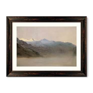 Репродукция картины Долина Гаштайн в тумане, 1877г.