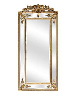 Золотое зеркало Пабло 92х200 золотого цвета