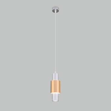 Подвесной светодиодный светильник 50204/1 LED матовое серебро/матовое золото Bento