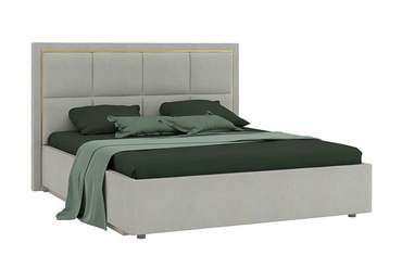 Кровать Дольче 180х200 светло-серого цвета с подъемным механизмом