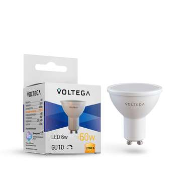 Лампочка Voltega 7238 Sofit dim GU10 Simple