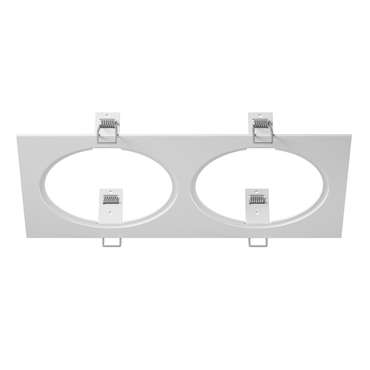 Рамка INTERO 111 Double QUADRO БЕЛЫЙ