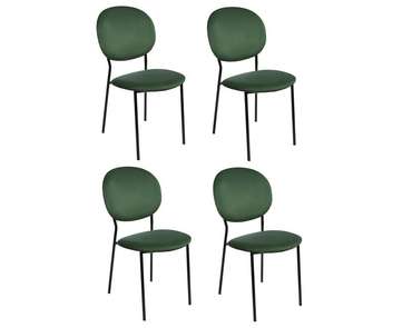 Комплект стульев Монро зеленого цвета