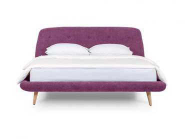 Кровать Loa фиолетового цвета 160x200